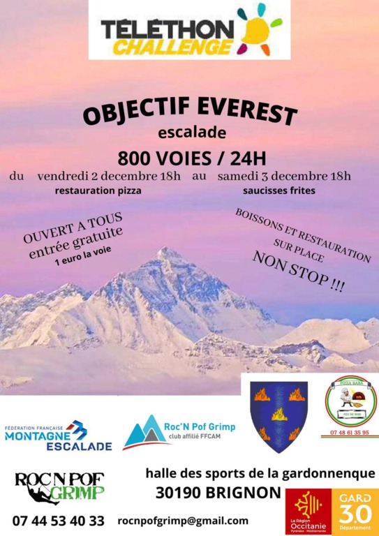 Téléthon Objectif Everest