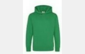 Sweat capuche vert