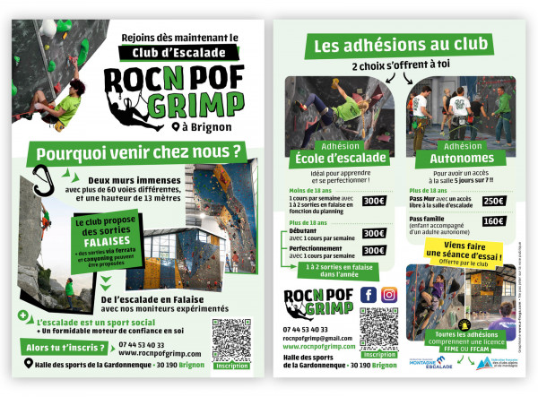 Formulaire adhésion ROCNPOF GRIMP - Saison 2026-2027