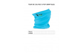 Tour de cou bleu fluo