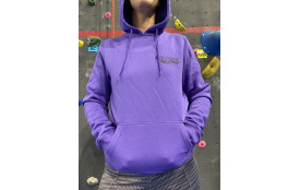 Sweat capuche violet