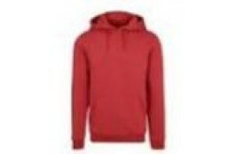 Sweat capuche rouge