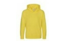 Sweat capuche jaune
