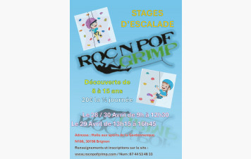 STAGE ESCALADE - Découverte de 8 à 15 ans